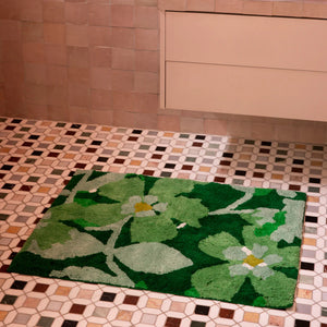 BONNIE & NEIL - BATH MAT - COSMOS GREEN