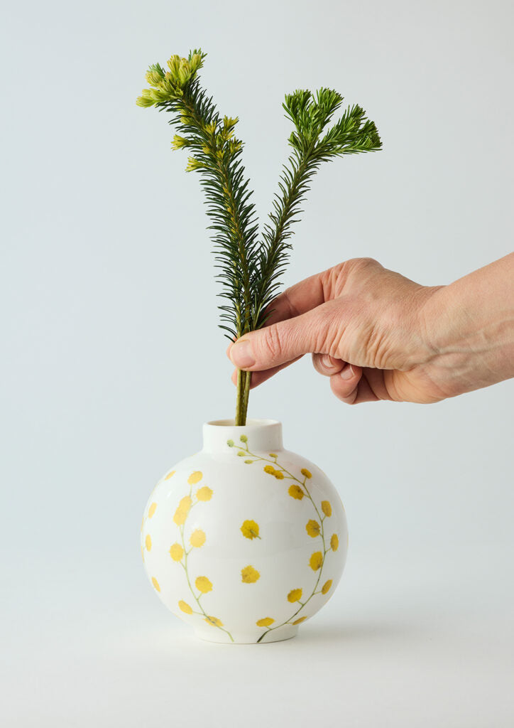 ANGUS & CELESTE - BULB VASE - WATTLE