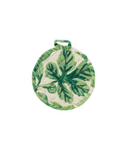 Load image into Gallery viewer, BONNIE &amp; NEIL - FIG GREEN ROUND POT HOLDER
