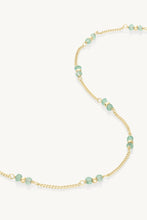 Load image into Gallery viewer, TONIMAY - BEADED APATITE GOLD NECKLACE
