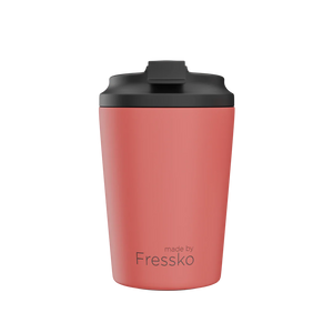 MADE BY FRESSKO - BINO REUSABLE COFFEE CUP 227ML/8OZ - CORAL