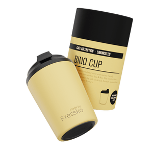 MADE BY FRESSKO - BINO REUSABLE COFFEE CUP 227ML/8OZ - LIMONCELLO