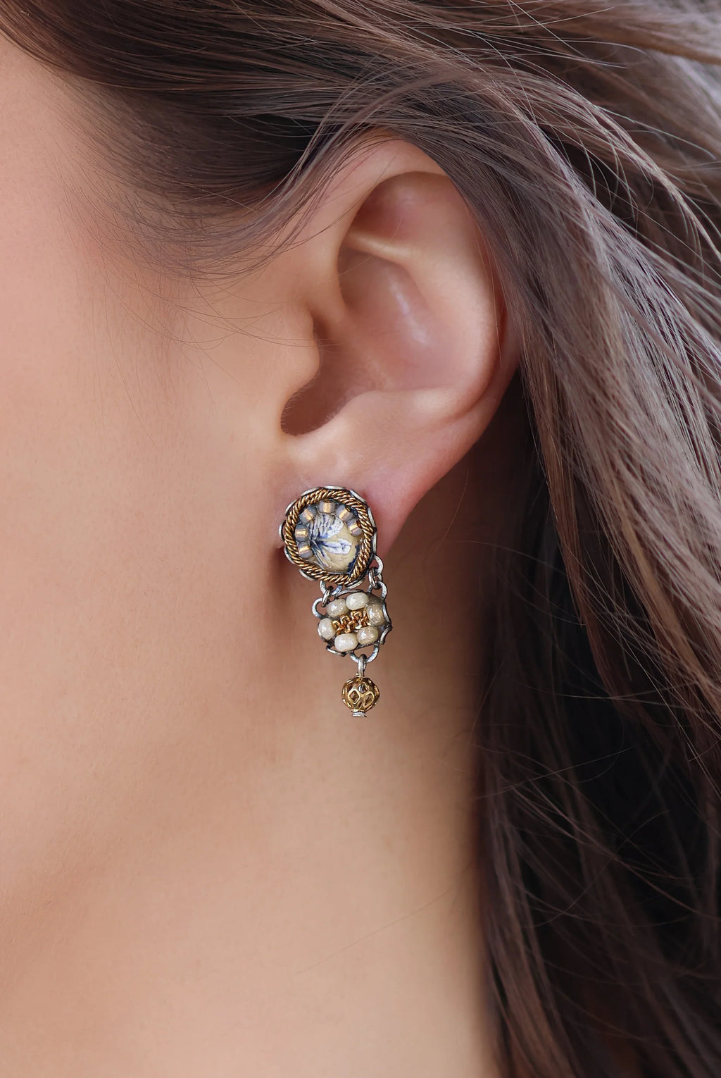 AYALA BAR - DROPS OF GOLD SET - EARRINGS - ZEN
