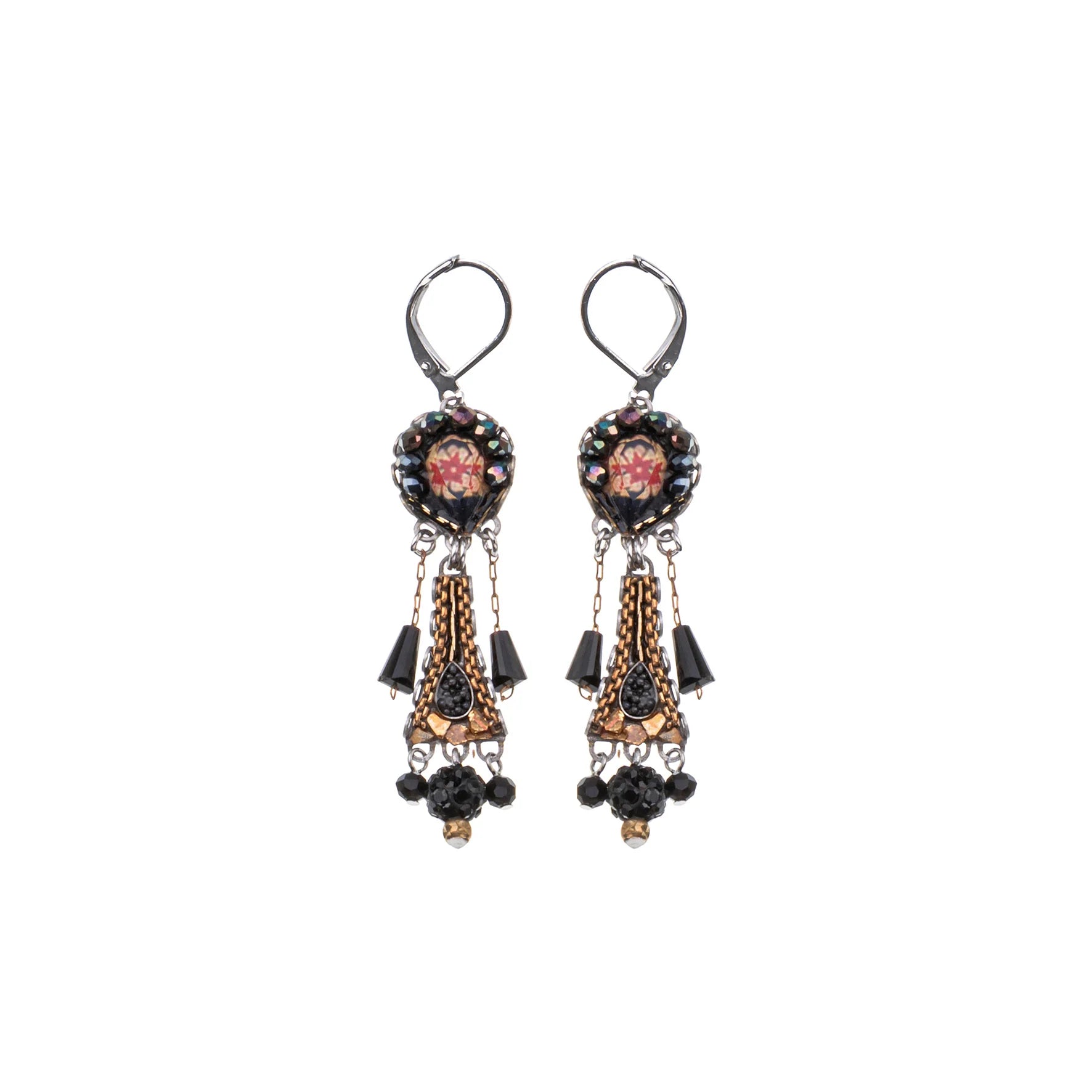 AYALA BAR - OBSIDIAN NIGHT SET - EARRINGS - ARDOR