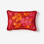 BONNIE & NEIL - ROSETTA RED CUSHION 60X40CM