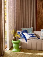 BONNIE & NEIL - 60X40CM CUSHION - SARDINE BLUE