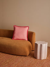 Load image into Gallery viewer, BONNIE &amp; NEIL - 50CM CUSHION - PINSTRIPE ROSE
