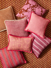 Load image into Gallery viewer, BONNIE &amp; NEIL - 50CM CUSHION - PINSTRIPE ROSE
