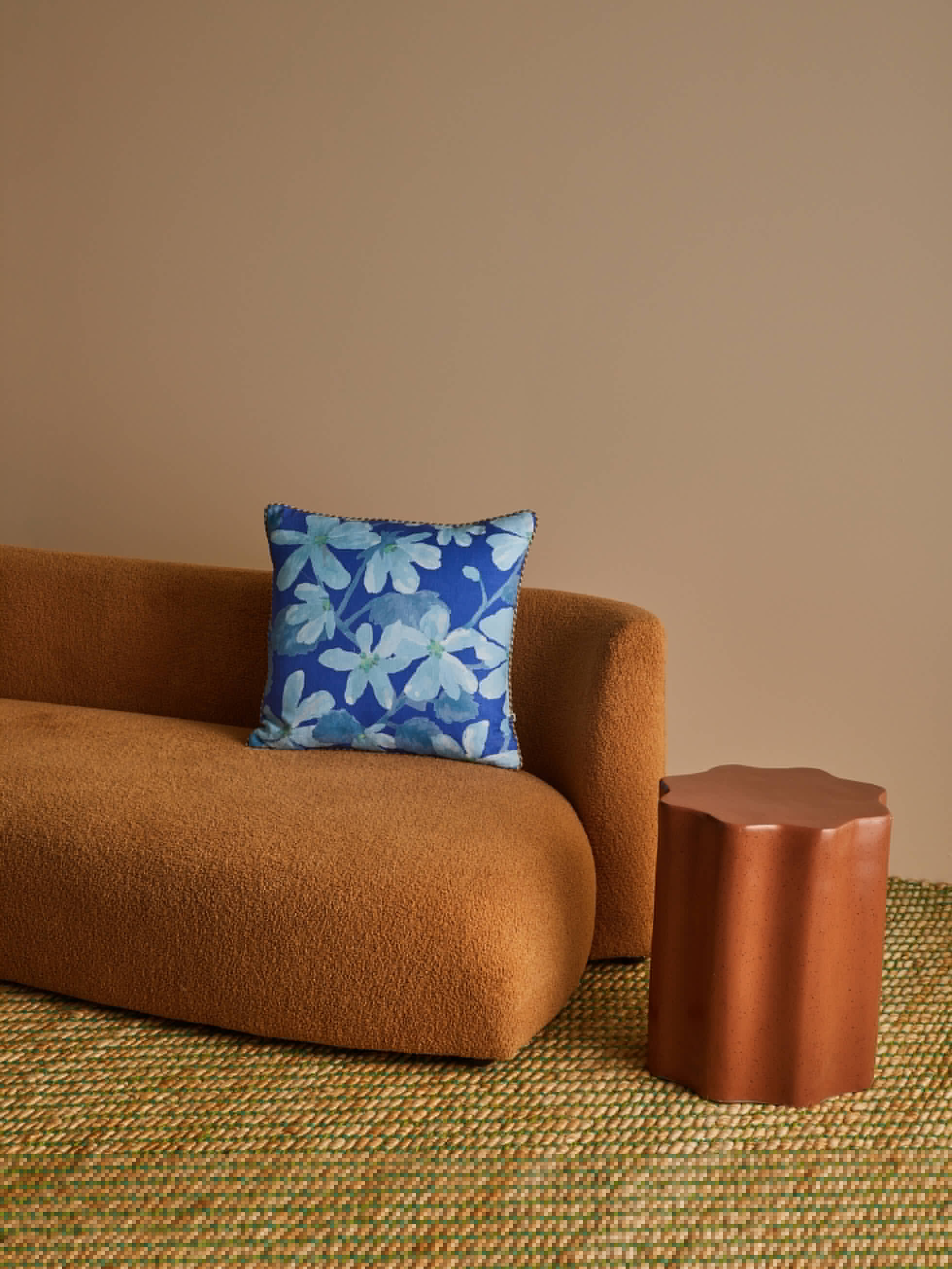 BONNIE & NEIL - 50CM CUSHION - VIOLET BLUE