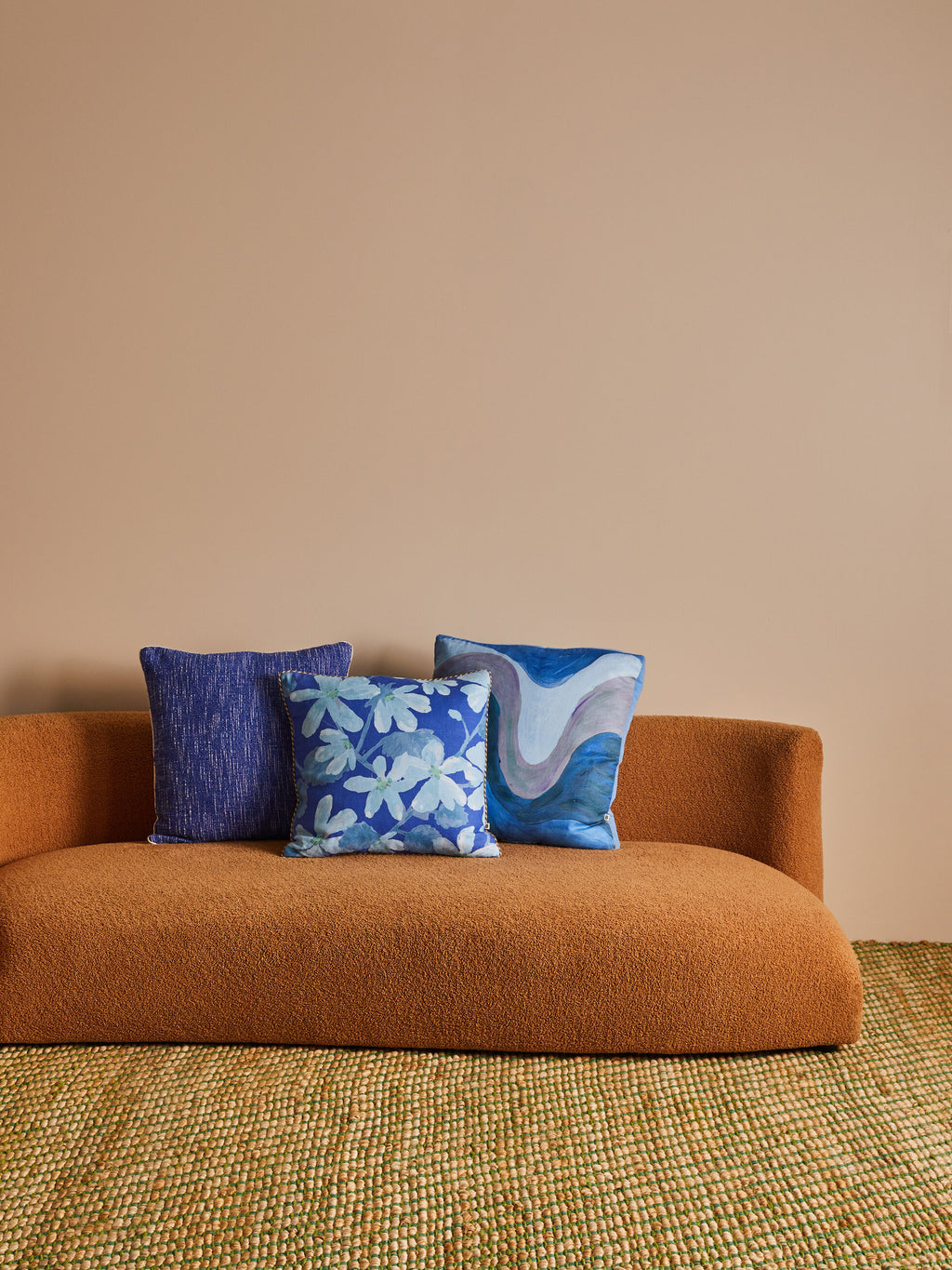 BONNIE & NEIL - 50CM CUSHION - VIOLET BLUE
