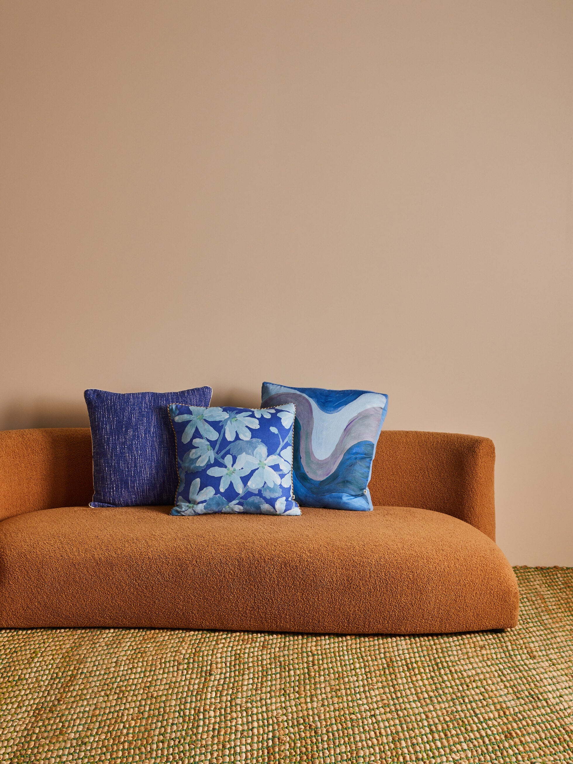 BONNIE & NEIL - 50CM CUSHION - VIOLET BLUE