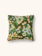 BONNIE & NEIL - BUTTERCUP 50CM CUSHION - OLIVE GREEN