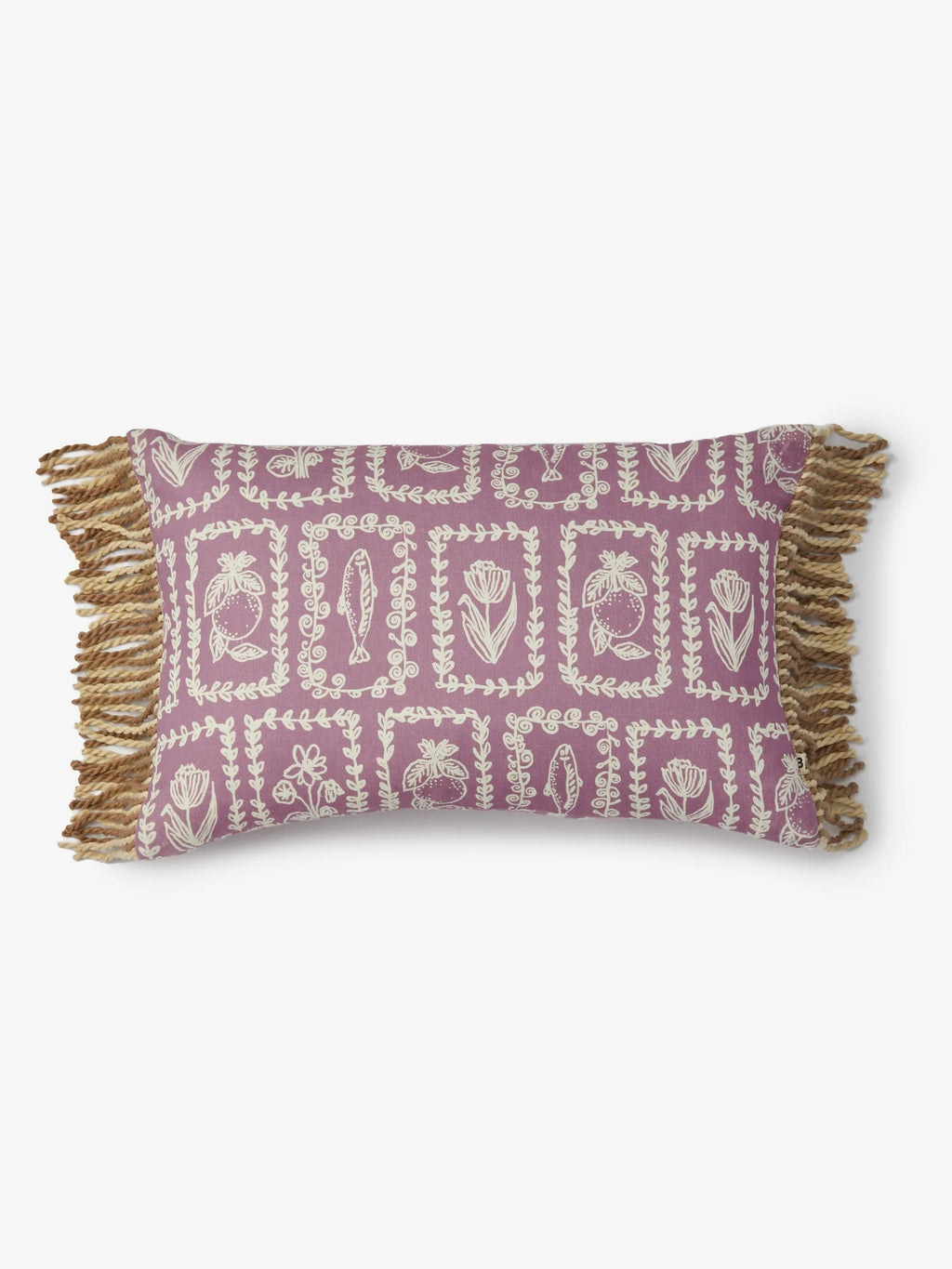 BONNIE & NEIL - PETRA LINEN CUSHION 60X40CM - LILAC
