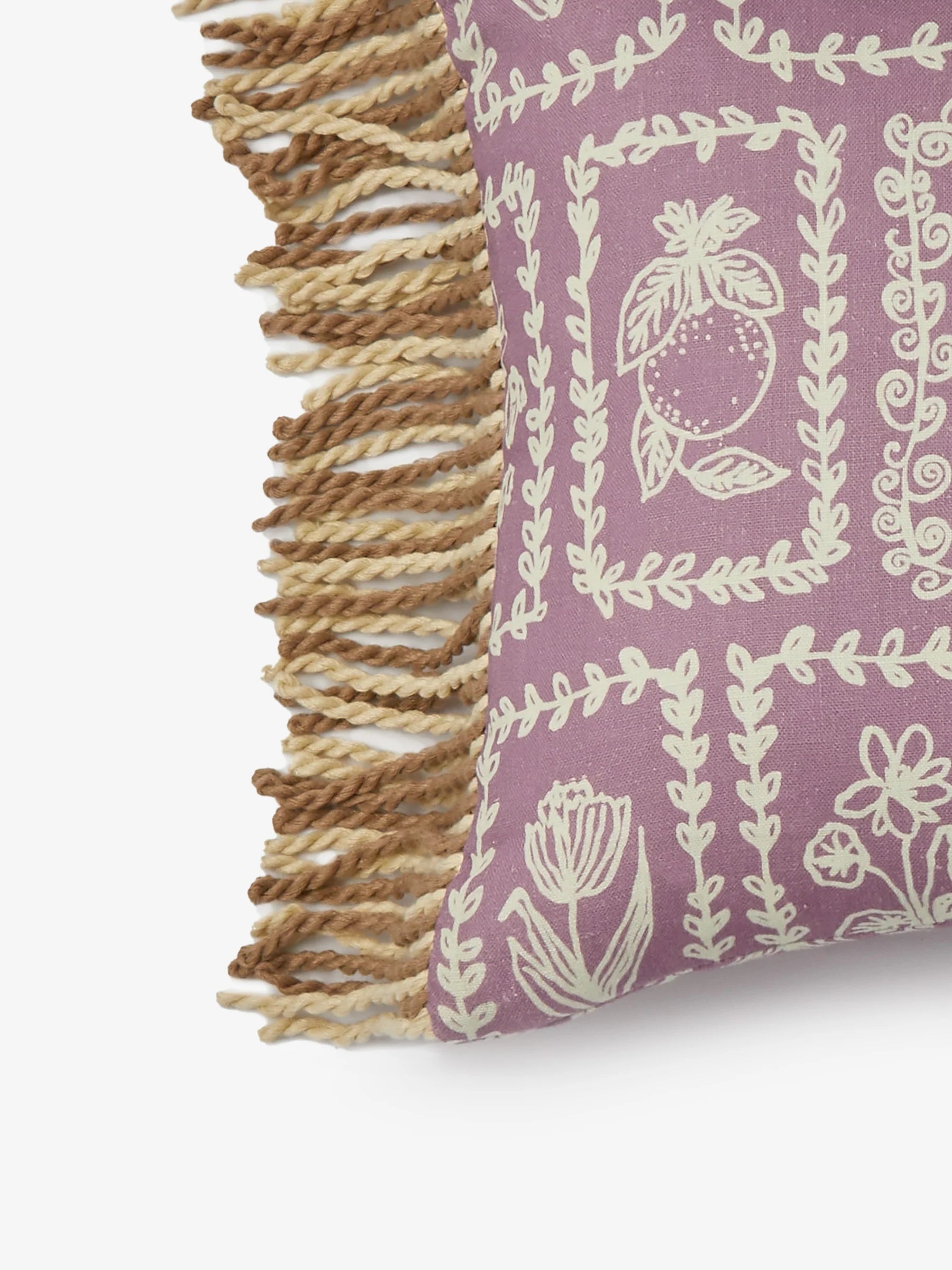 BONNIE & NEIL - PETRA LINEN CUSHION 60X40CM - LILAC