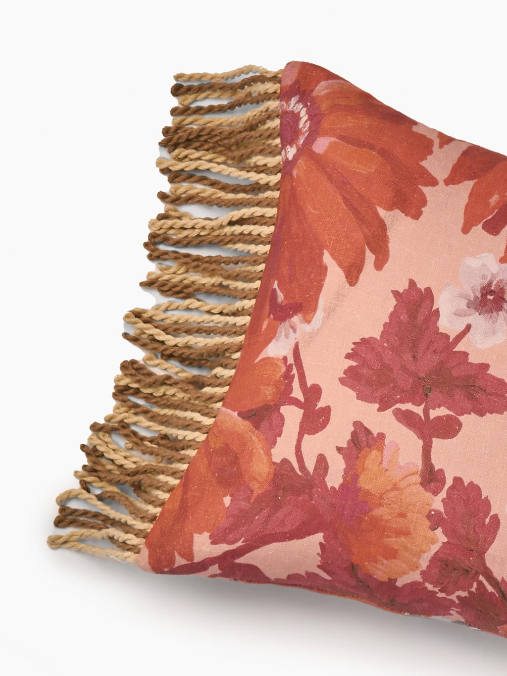 BONNIE & NEIL - MARIGOLD LINEN CUSHION 60X40CM - ROSE