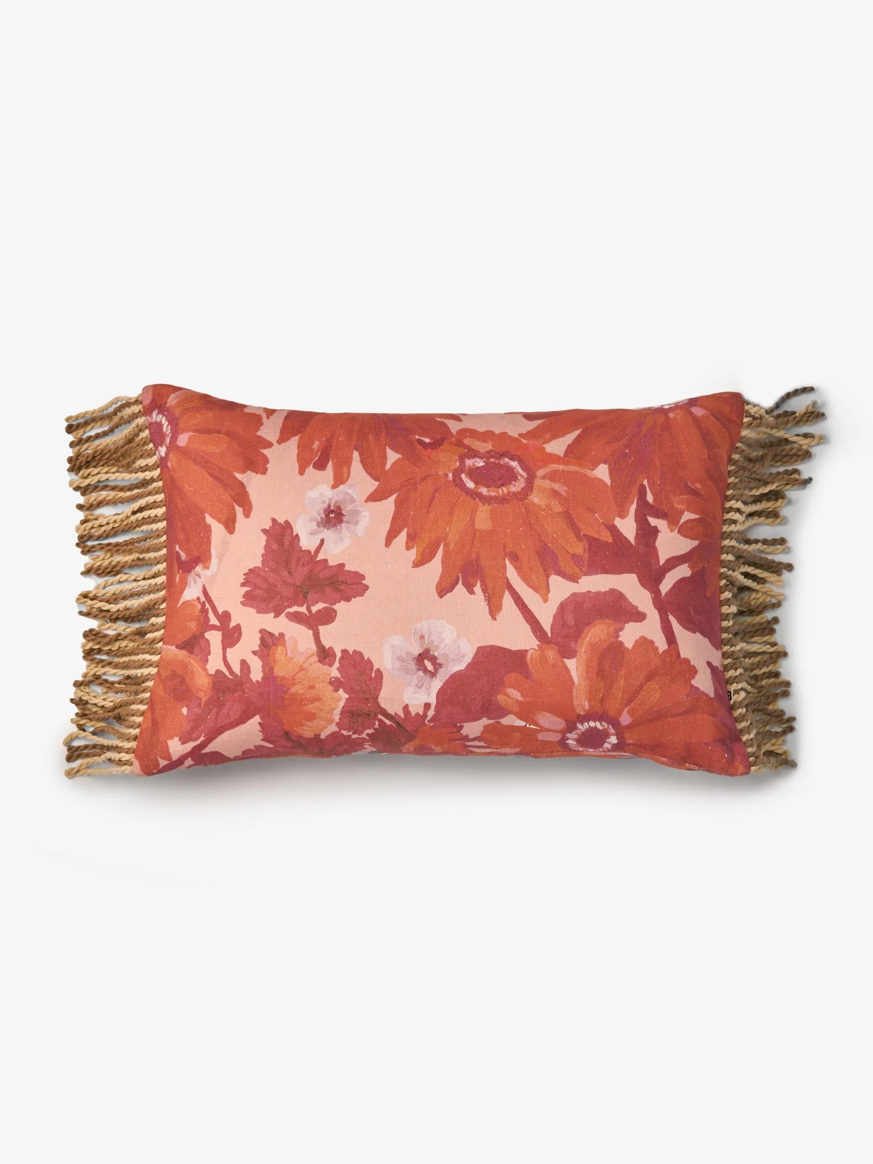 BONNIE & NEIL - MARIGOLD LINEN CUSHION 60X40CM - ROSE