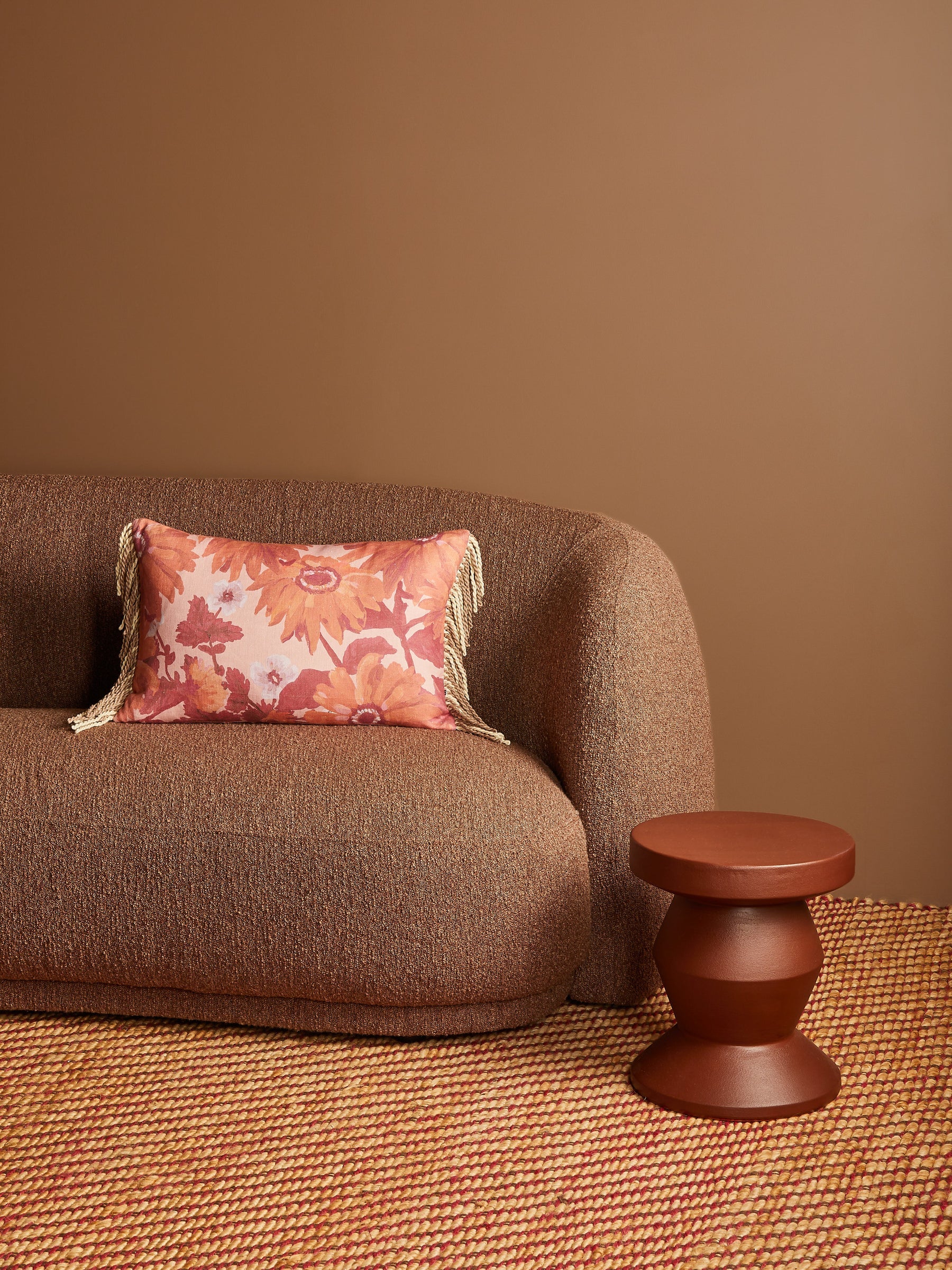 BONNIE & NEIL - MARIGOLD LINEN CUSHION 60X40CM - ROSE
