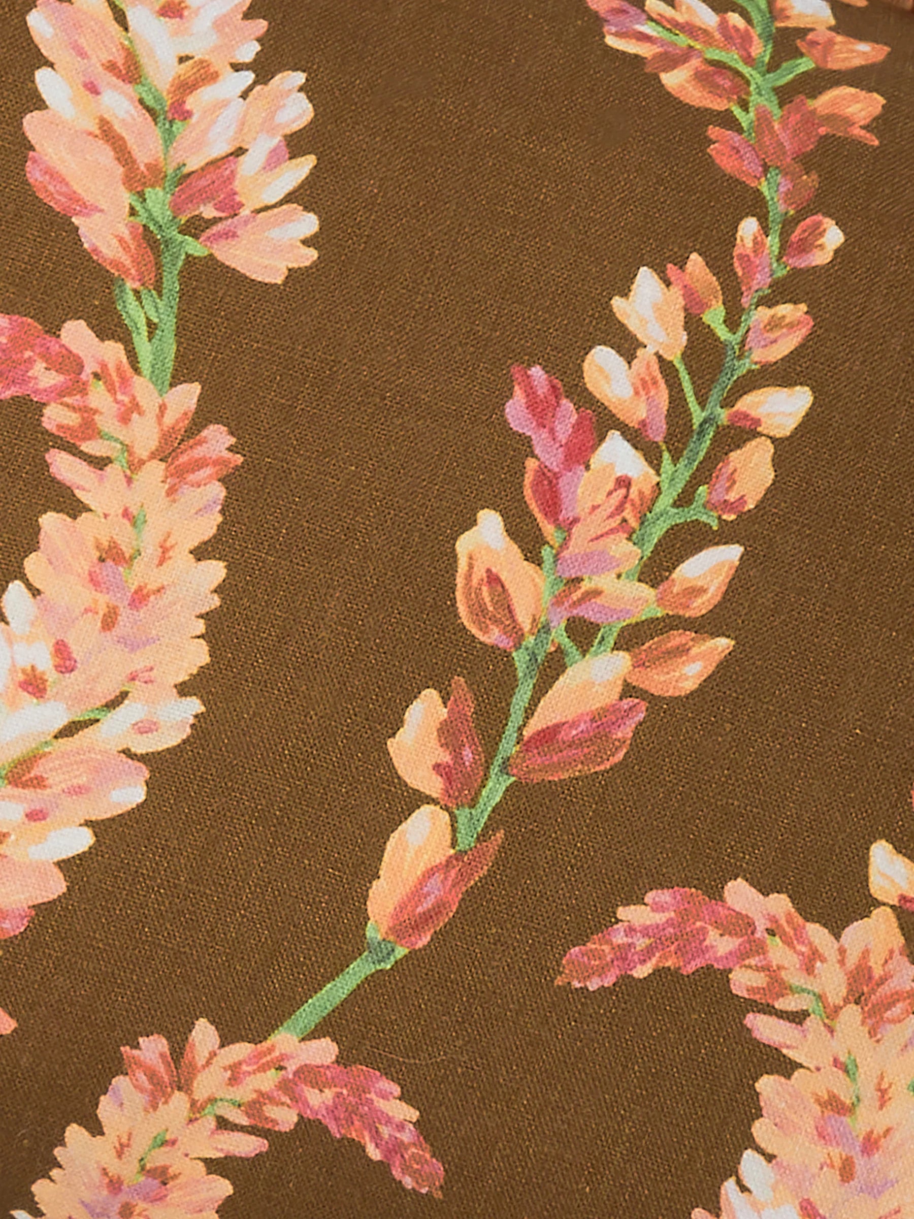 BONNIE & NEIL - PENNY LINEN CUSHION 60X40CM - BROWN