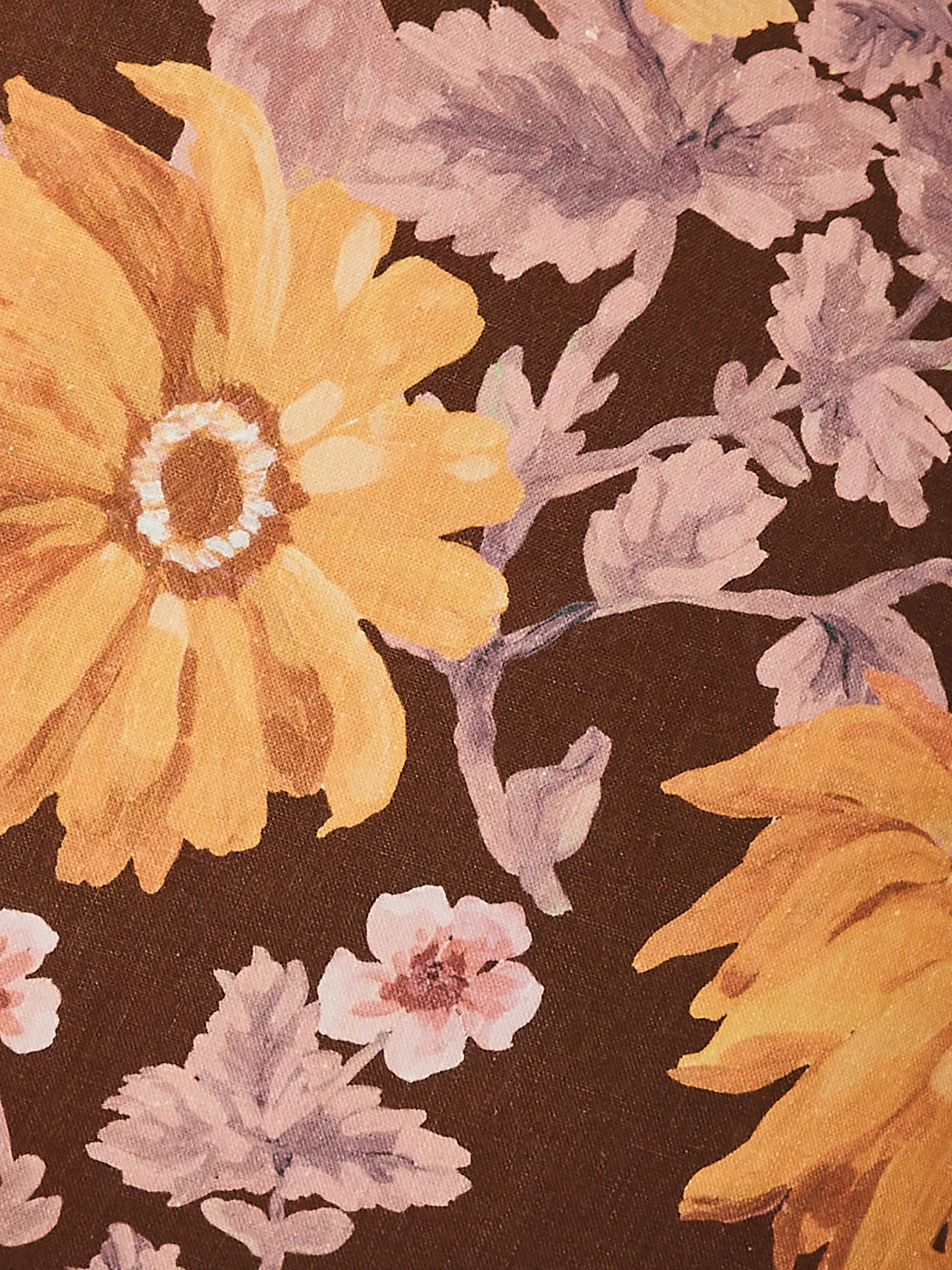 BONNIE & NEIL - MARIGOLD LINEN CUSHION 50CM - AMBER