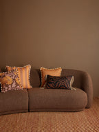 BONNIE & NEIL - MARIGOLD LINEN CUSHION 50CM - AMBER