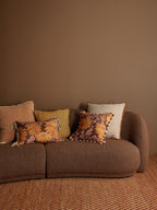 BONNIE & NEIL - MARIGOLD LINEN CUSHION 50CM - AMBER