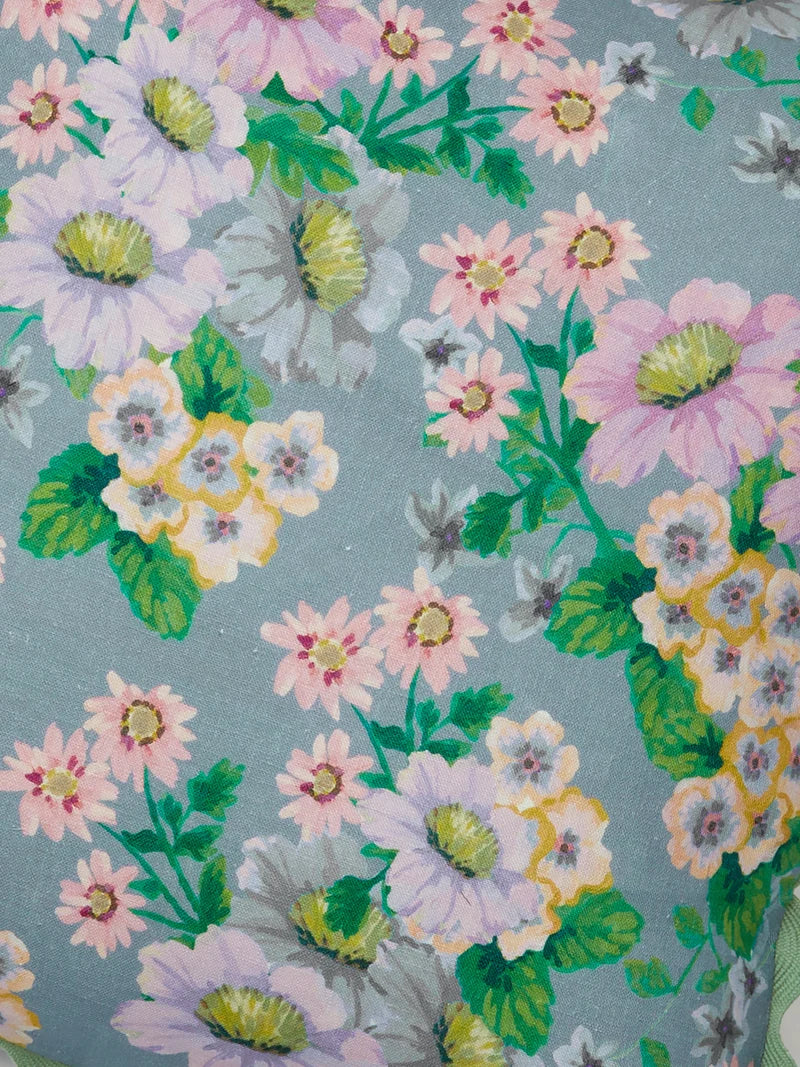 BONNIE & NEIL - BUTTERCUP 50CM CUSHION - BLUE