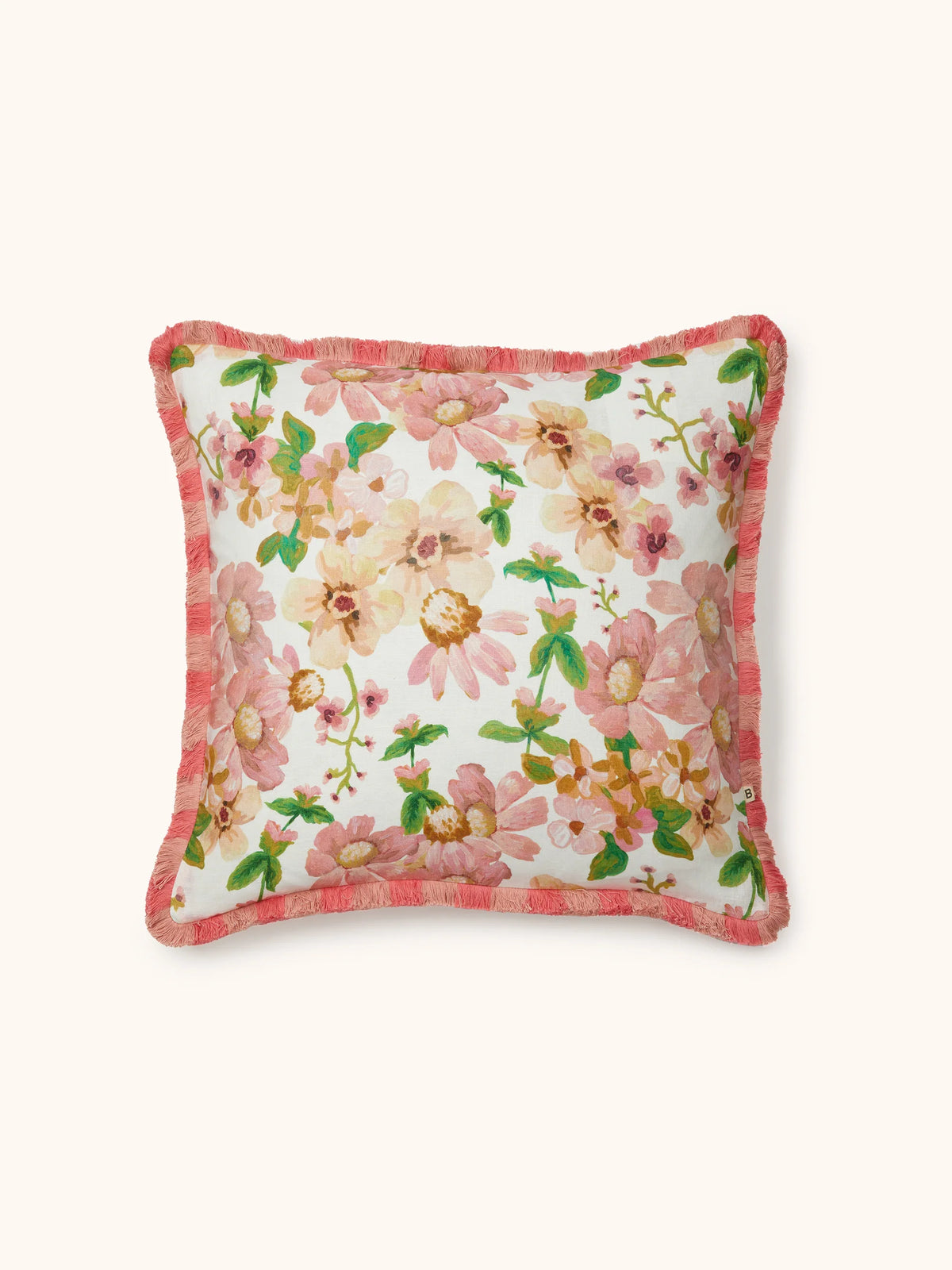 BONNIE & NEIL - PRAIRIE 50CM CUSHION - PINK
