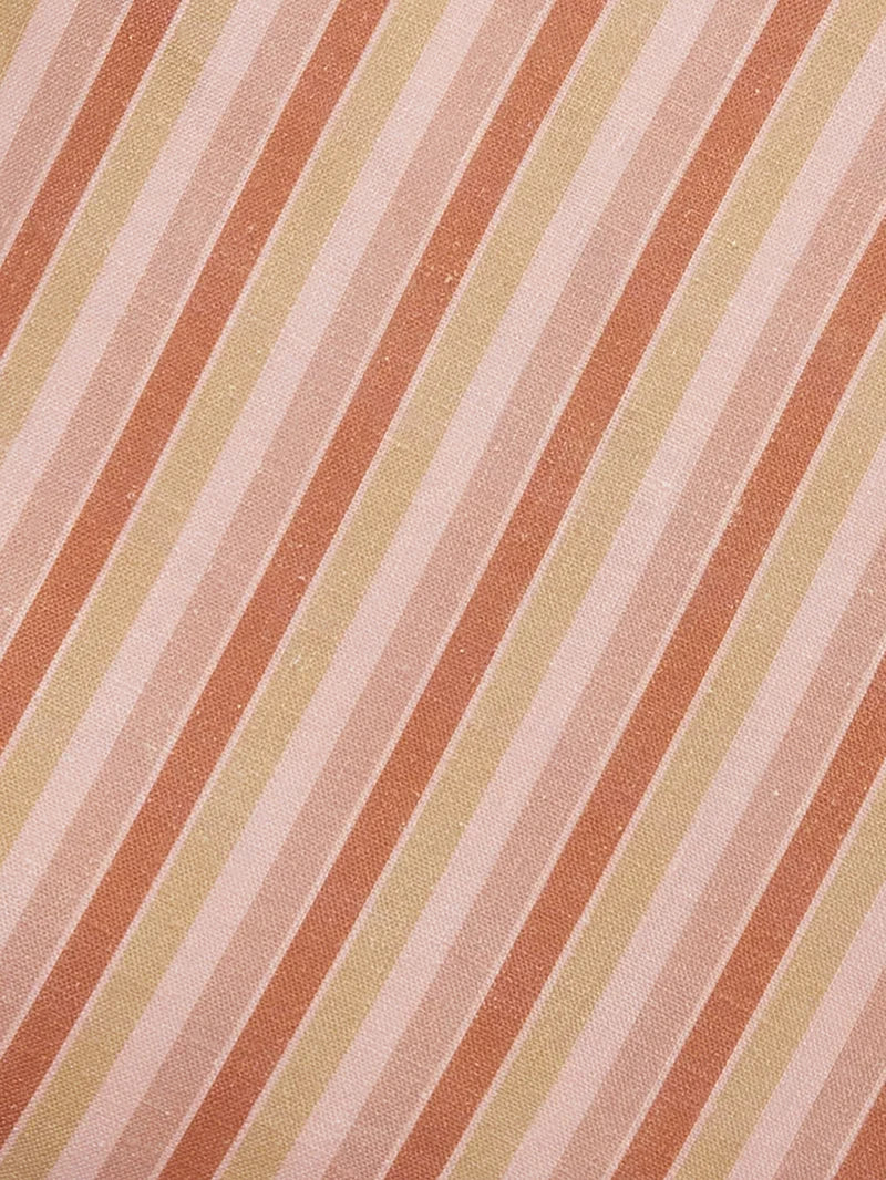 BONNIE & NEIL - GARDEN STRIPE 50CM CUSHION - PINK