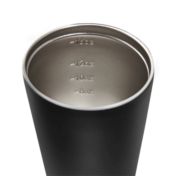 MADE BY FRESSKO - GRANDE REUSABLE COFFEE CUP 475ML/16OZ - COAL