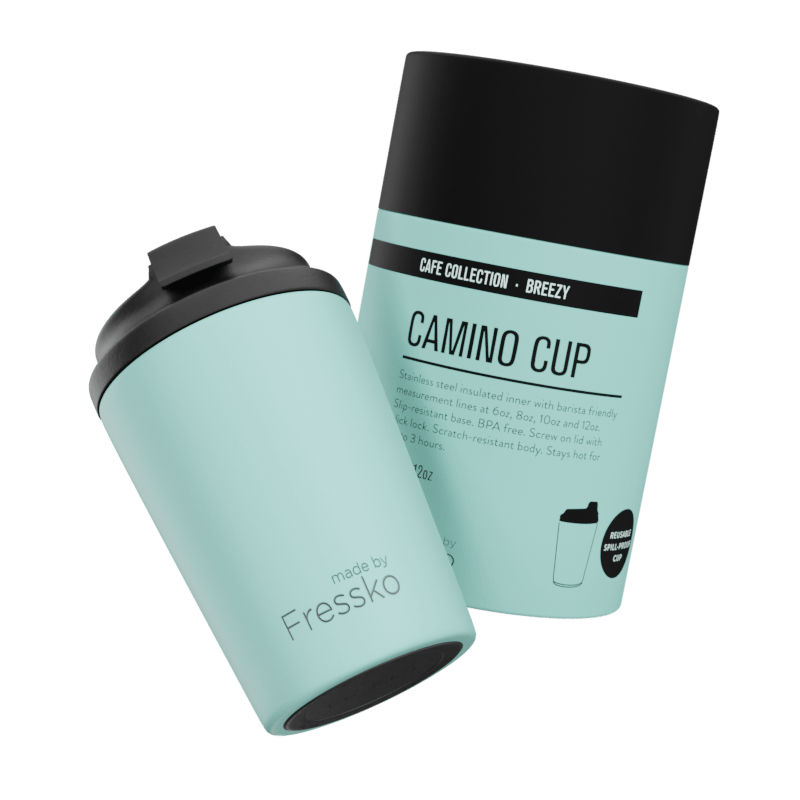MADE BY FRESSKO - CAMINO REUSABLE COFFEE CUP 340ML/12OZ - BREEZY