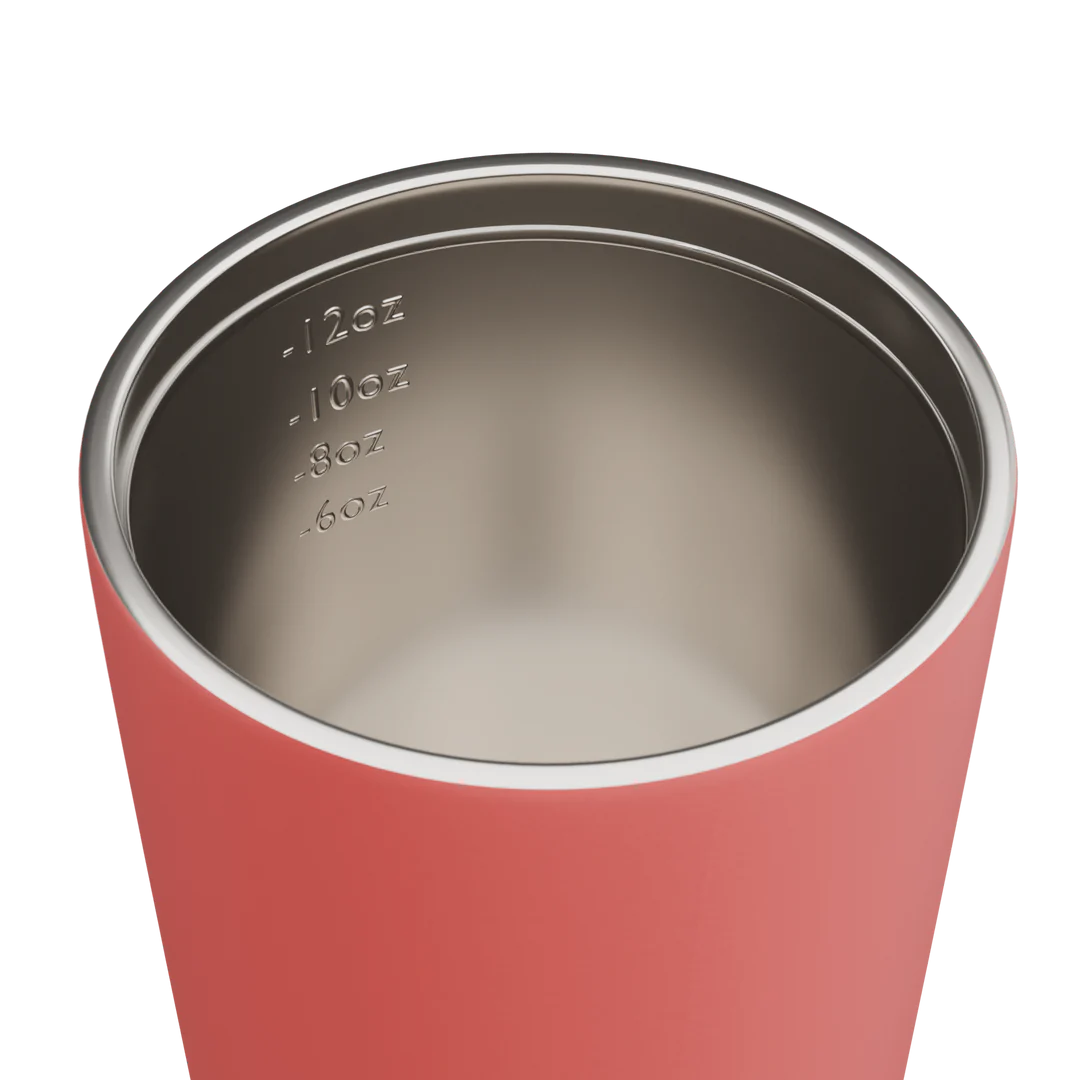 MADE BY FRESSKO - CAMINO REUSABLE COFFEE CUP 340ML/12OZ - CORAL