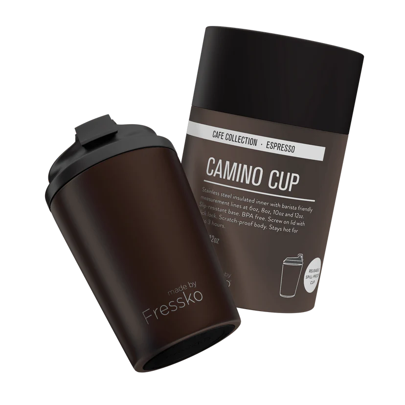 MADE BY FRESSKO - CAMINO REUSABLE COFFEE CUP 340ML/12OZ - ESPRESSO