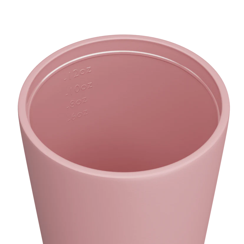 MADE BY FRESSKO - CAMINO REUSABLE  COFFEE CUP 340ML/12OZ - HEART FLOSS - CERAMIC INTERIOR