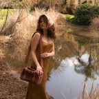 WANDERING FOLK - CORD COOLER BAG MINI - CHOCOLATE