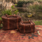 WANDERING FOLK - CORD COOLER BAG MINI - CHOCOLATE