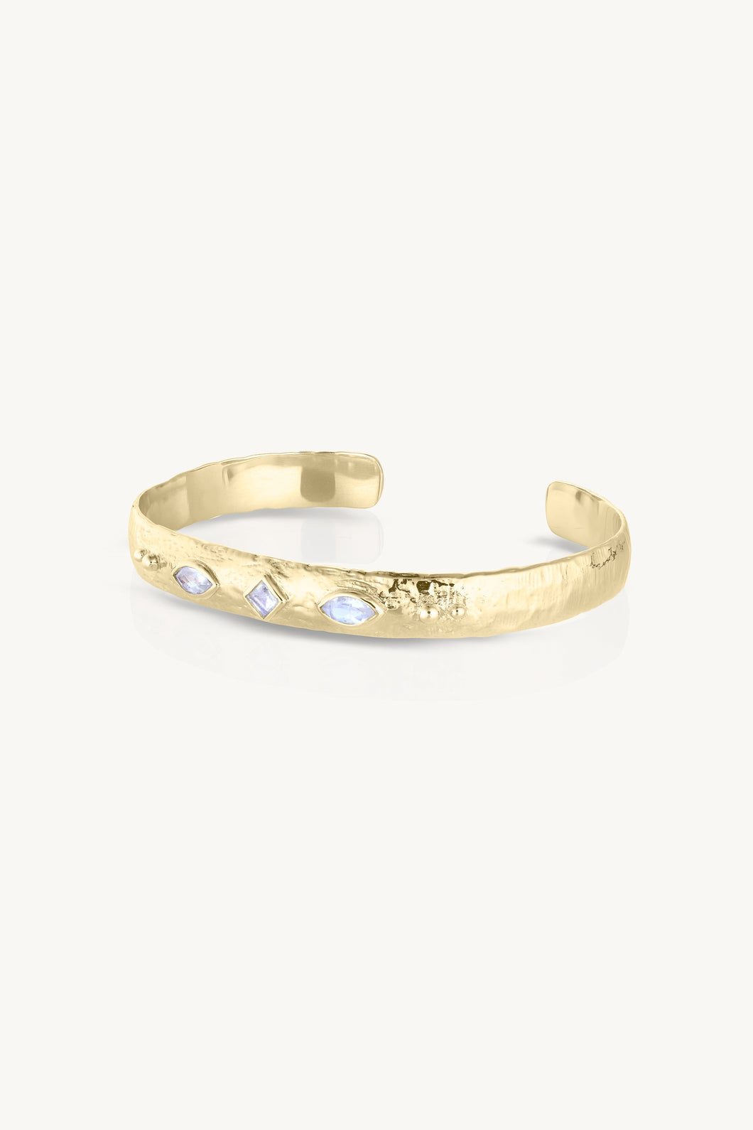 TONIMAY - CORONET MOONSTONE GOLD CUFF