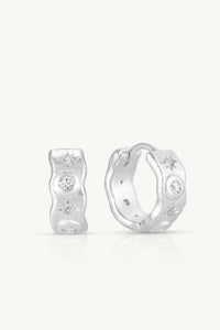 TONIMAY - COSMIC SILVER HOOPS