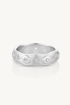 TONIMAY - COSMIC SILVER RING - SIZE 7 MEDIUM