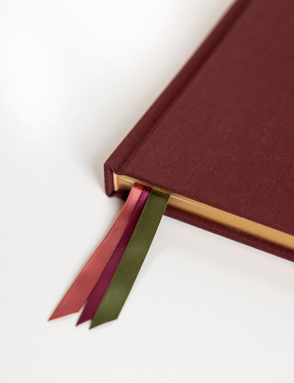 BESPOKE LETTERPRESS - 2026 PETITE LINEN BOUND PLANNER - MULBERRY