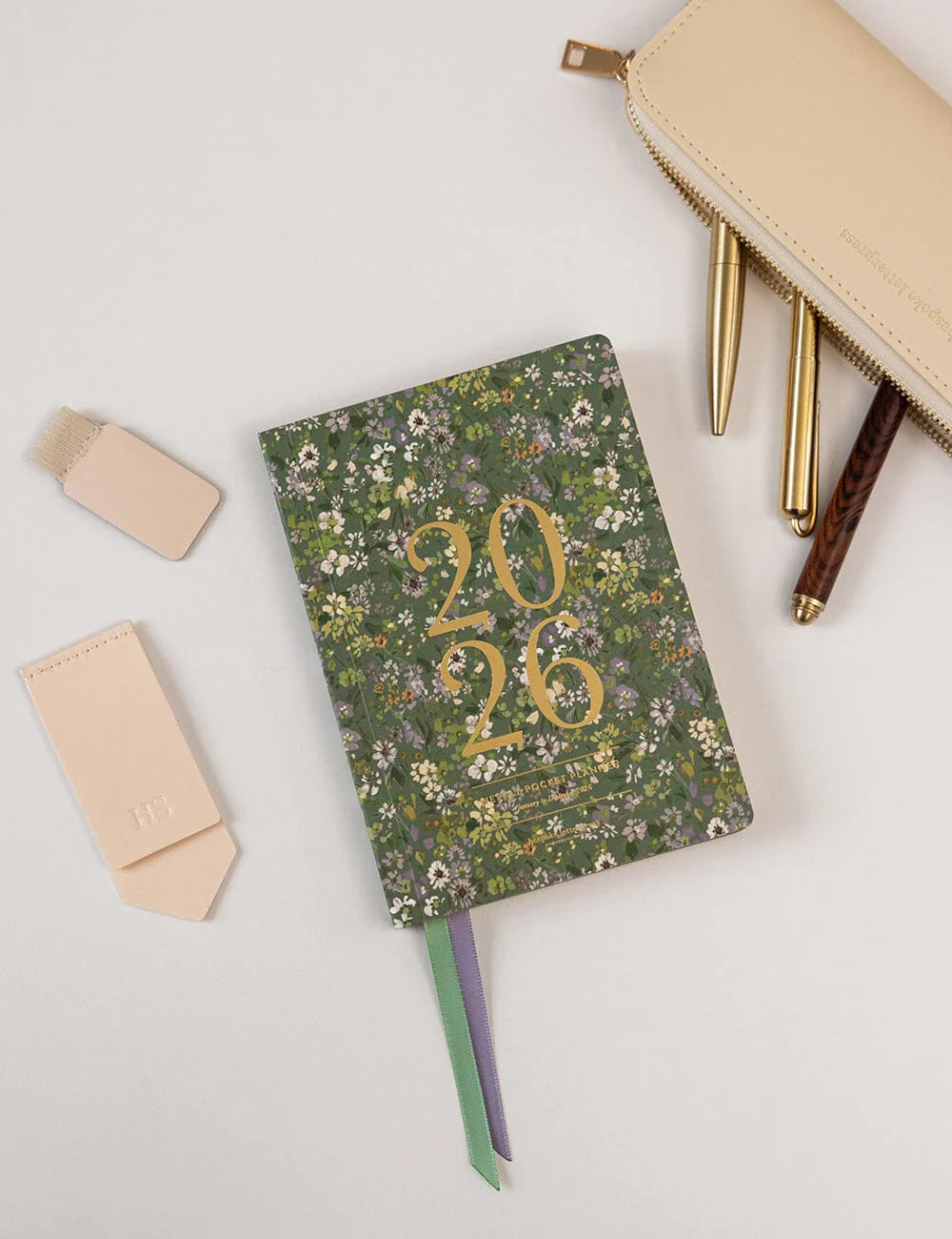 BESPOKE LETTERPRESS - 2026 POCKET PLANNER - SUMMER PERENNIALS