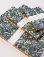 BESPOKE LETTERPRESS - NOTEPAD DESKTOP JOTTER - INDIGO HAVEN