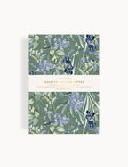 BESPOKE LETTERPRESS - NOTEPAD DESKTOP JOTTER - INDIGO HAVEN
