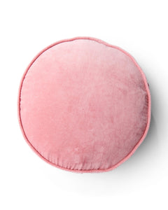 KIP & CO - VELVET PEA CUSHION - DUSTY ROSE