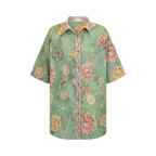 WANDERING FOLK - DAHLIA SHIRT - MOSS - S/M