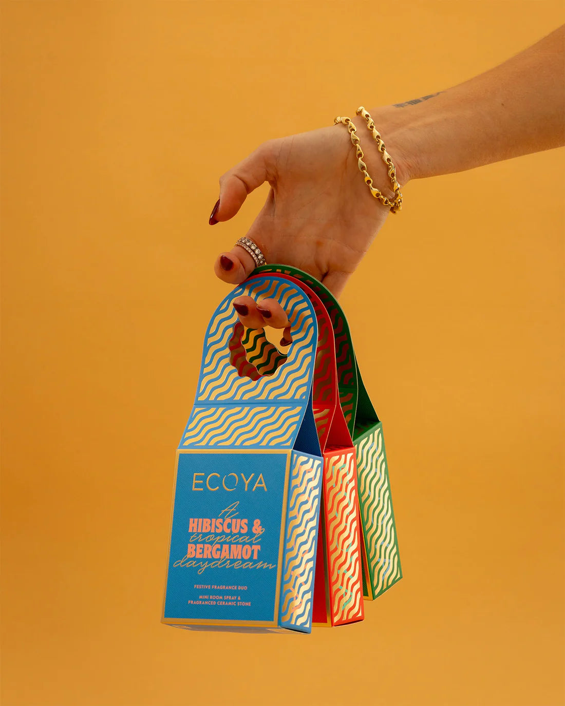ECOYA - HOLIDAY: FESTIVE FRAGRANCE DUO HIBISCUS & BERGAMOT