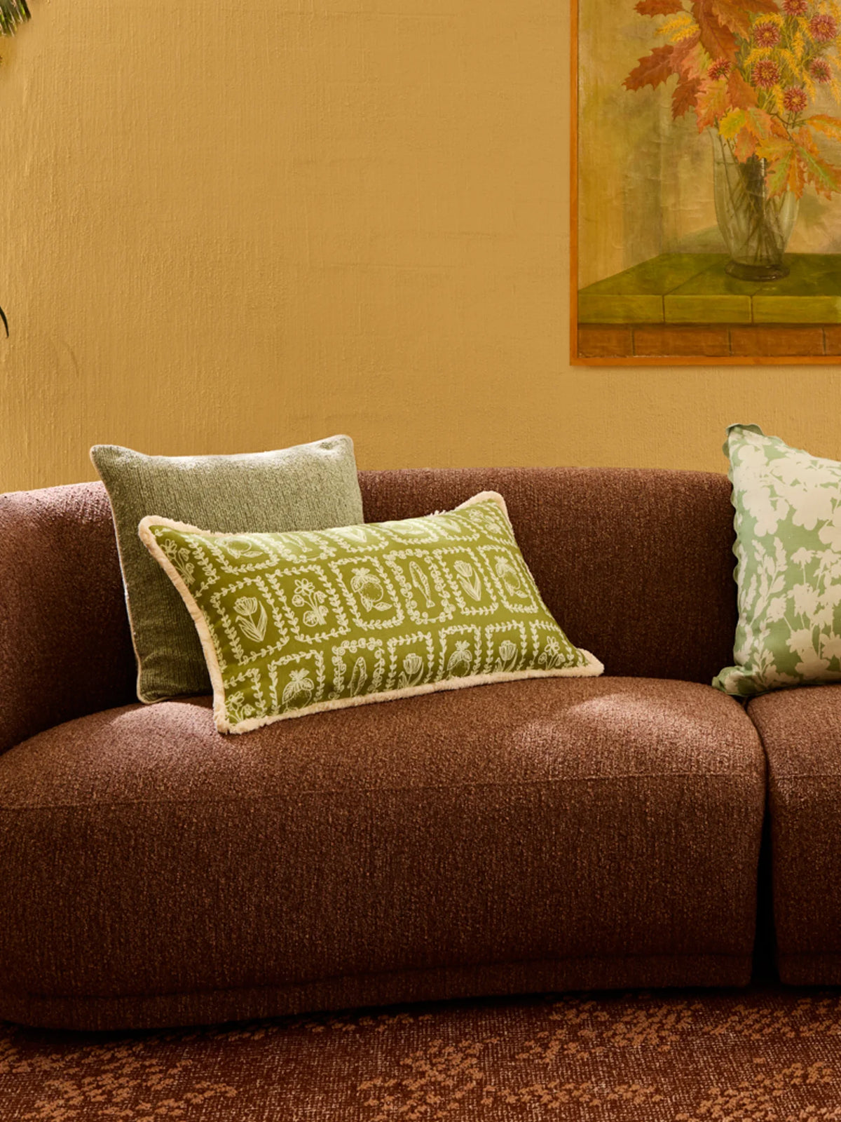 BONNIE & NEIL - GEM 50CM CUSHION - MINT