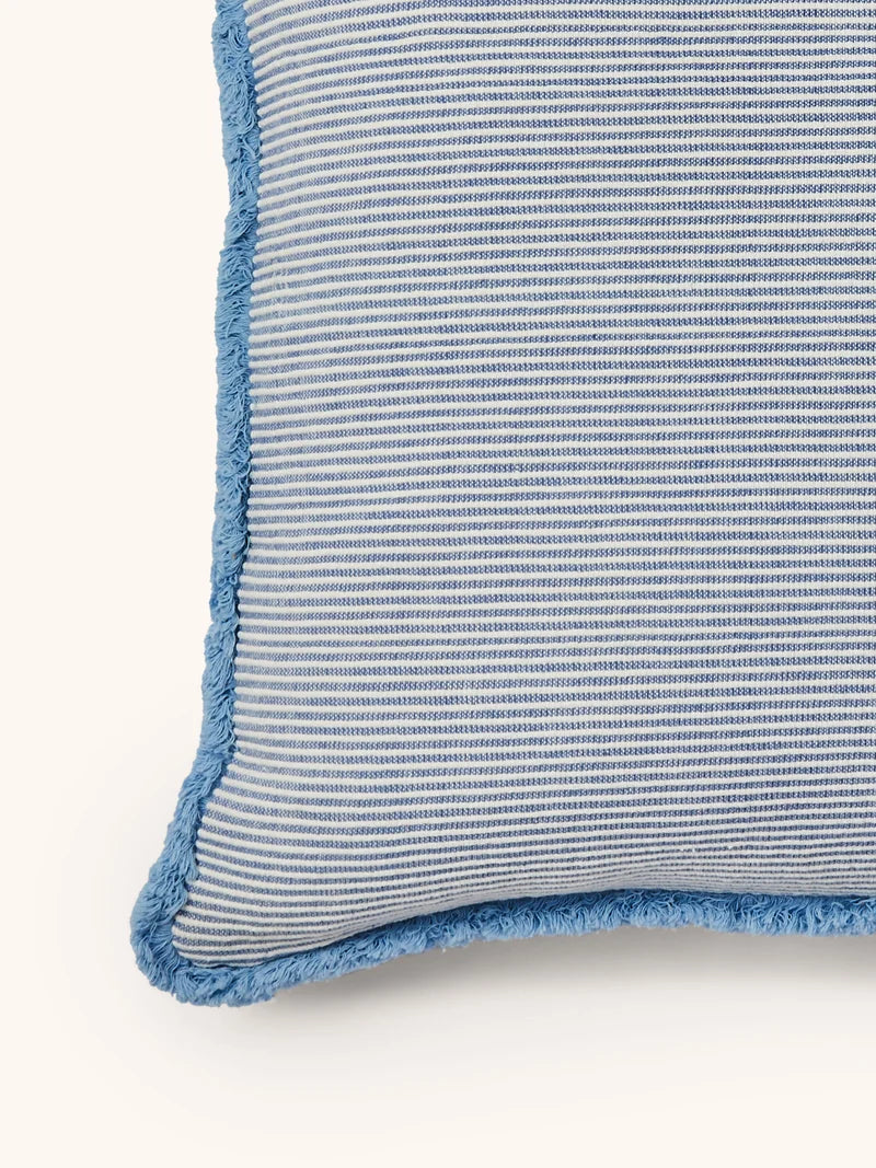 BONNIE & NEIL - NILE 60CM CUSHION - BLUE