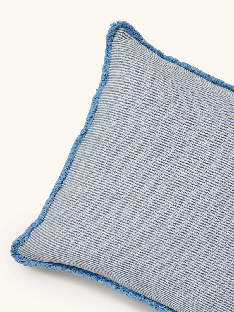 BONNIE & NEIL - NILE 60CM CUSHION - BLUE