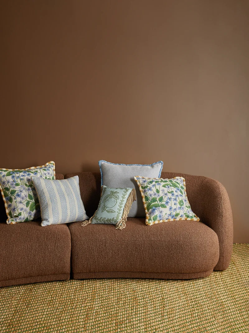 BONNIE & NEIL - NILE 60CM CUSHION - BLUE