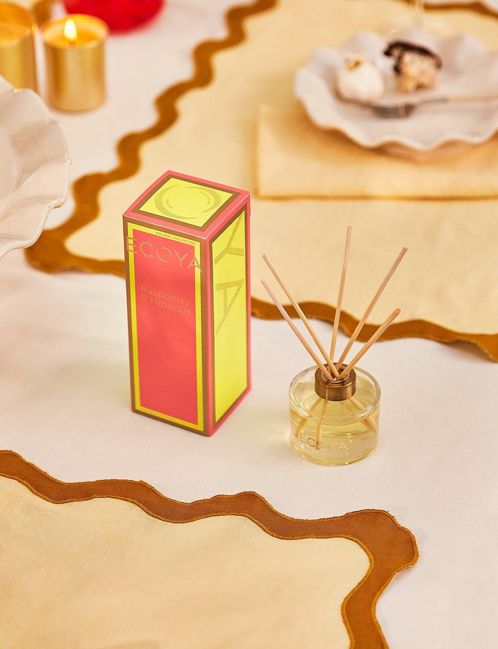 ECOYA - HOLIDAY: RASPBERRY & HIBISCUS MINI DIFFUSER
